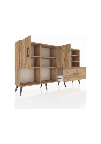 Arges Konsol 7 Raflı Tek Çekmeceli 2 Kapaklı 176x30x99 Çam-çam Atlas Çam - Atlas Çam Arges Konsol 7 Raflı Tek Çekmeceli 2 Kapaklı 176x30x99 Çam-çam Atlas Çam - Atlas Çam
