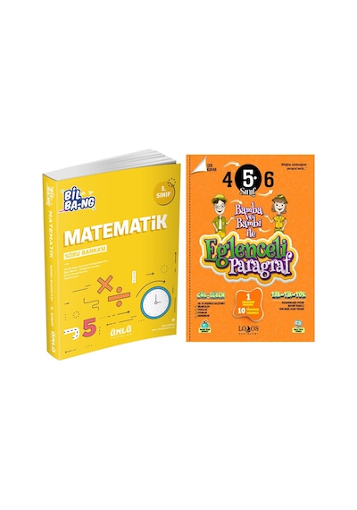 Ünlü Yayınları 5.sınıf Bil Bang Matematik Ve Lodos Eğlenceli Paragraf Soru Bankası Seti 2 Kitap