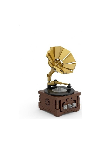 Miniblocks Vintage Gramofon Yapım Seti 187 Parça Gramafon Yapım Seti Hediyelik