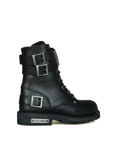 Harley Davidson Ricketson Siyah Erkek Bot Siyah