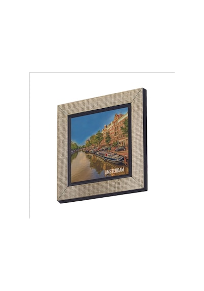 Amsterdam Görseli Baskılı Mdf Magnet 7x7 20