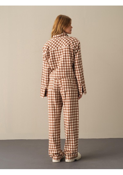 Xint Camel Oversize Gömlek 750982