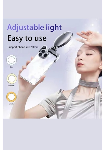 Led Işık Çok Amaçlı 3 Işık Modu Led Video Işığı Telefon Kamera Profesyonel Aydınlatma Selfie Işık