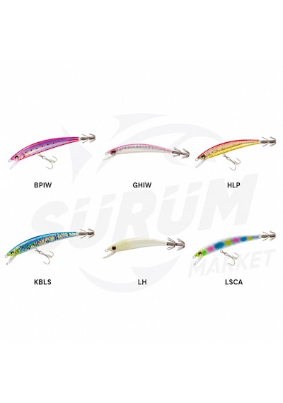 Yozuri Crystal Minnow Egi Sinking Kalamar Yapay Balığı