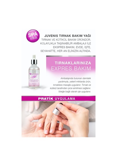 Juvenis Spa E Vitamini İçeren Tırnak Bakım Yağı 50 ML