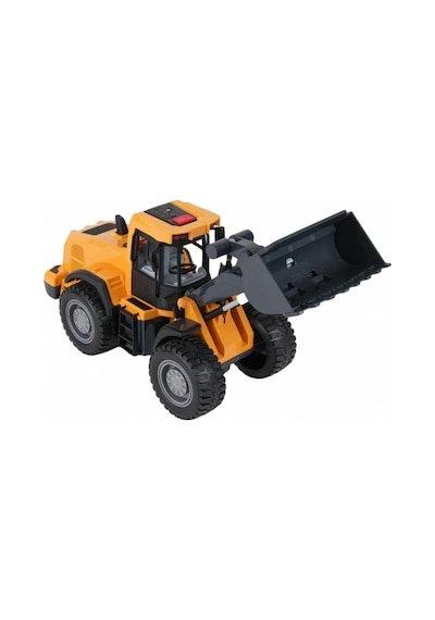 Let S Be Child Let S Drive Sesli Ve Işıklı Buldozer Sürtme Sistemli Hareketli Kepçeli Sarı