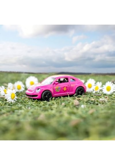 Siku Vw The Beetle Pembe Oyuncak Açık Bej