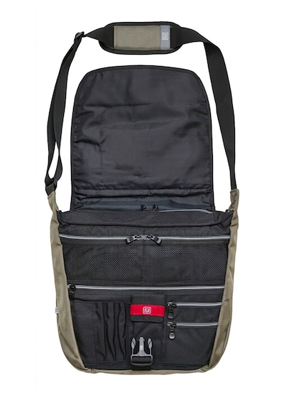 Ful - Noble Haki-siyah Gündelik Spor Messenger Omuz Çantası Haki/siyah