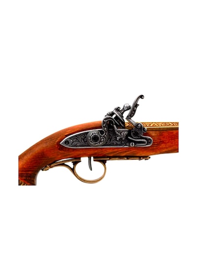 Denix Dekoratif Flintlock Pirate Pistol 36 Cm, 18. Yüzyıl
