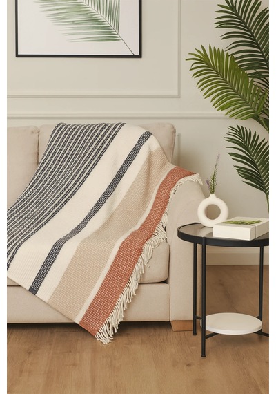 Villadia Home Textile Cozy Skoç Desenli Püsküllü Pamuklu Tv Battaniyesi 150x200 Cm Tek Kişilik Koltuk Şalı Diz Battaniyesi Dekoratif Battaniye Mavi - Turuncu Villadia Home Textile Cozy Skoç Desenli Püsküllü Pamuklu Tv Battaniyesi 150x200 Cm Tek Kişilik Koltuk Şalı Diz Battaniyesi Dekoratif Battaniye Mavi - Turuncu