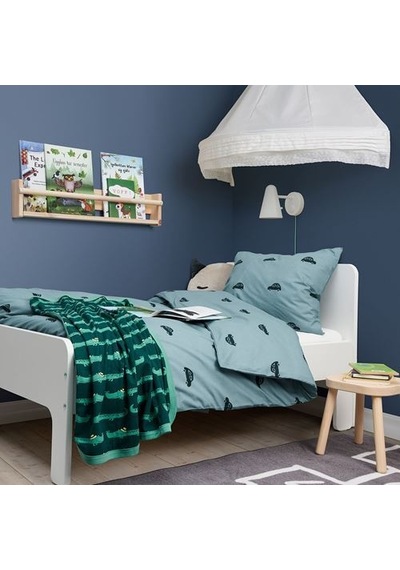Ikea Barndrom Tek Kişilik Nevresim Takımı 150 X 200 Cm Lacivert - Siyah