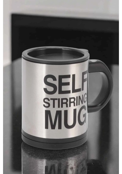 Nm-store Yazılı Mug Kupa Karıştırıcı Özelliği Ve Paslanmaz Çelik Çok Renkli