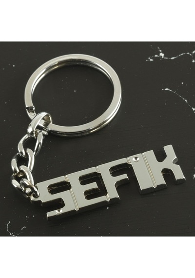 Şefik - 902 - - Nazblsmm - İsimli Anahtarlık Çok Renkli
