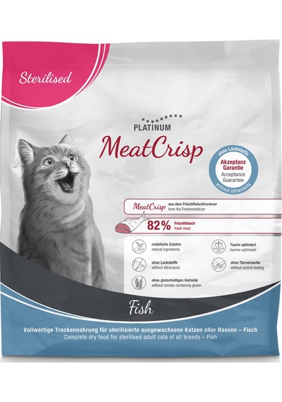 Platinum Meatcrisp Balıklı Kısır Kedi Maması 400gr