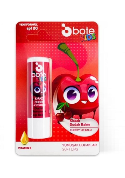 Bote Kids Lip Balm Kiraz Spf 20 Soft Lips