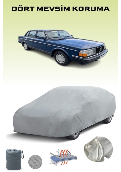 Volvo 244 1975 - 1990 Araba Brandası Oto Branda Gri