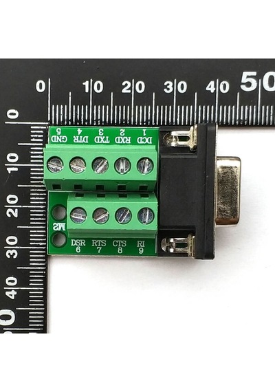 Db9 To Dip Adaptör Dişi 9 Pin Rs232 Com Port Klemens Çevirici Uyumlu