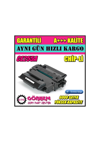 Hp P3015Dn / M525Dn / M525F / M525C / M521Dn 6000 Sayfa Ce255A