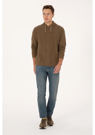 U.s. Polo Assn. Erkek Haki Sweatshirt 50310048-vr027 Haki
