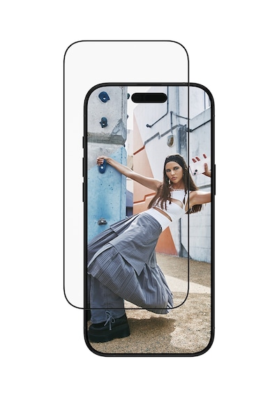 Safe. By Panzerglass Apple Uyumlu iPhone Air Ultra-wide Fit Çerçeve Aparatlı Siyah Çerçeveli Ekran Koruyucu