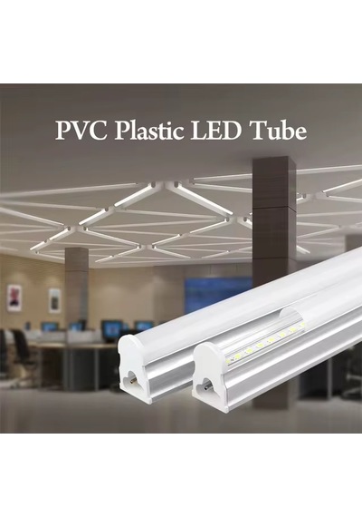 1 Adet 60 Cm, 9 Watt Beyaz Işık Ledli Eklenebilir T5 Bant Armatür, T5 Armatür, Tavan, Duvar Armatürü Beyaz