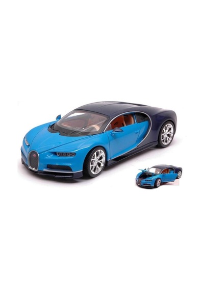 Bugatti Chiron 1/24 Model Araba Mavi