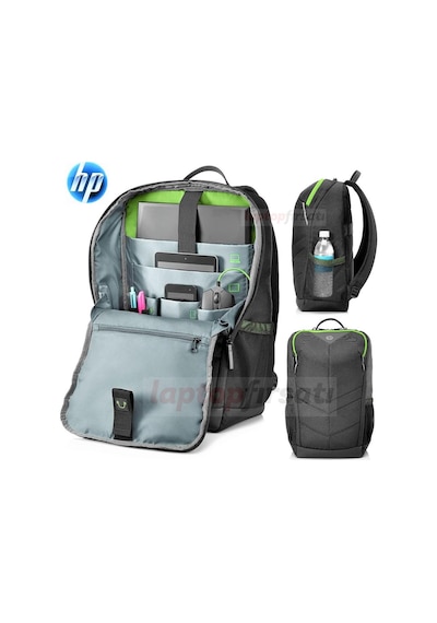 Hp Pavilion 400 15.6 Gaming Notebook Sırt Çantası 6EU57AA Siyah/Yeşil