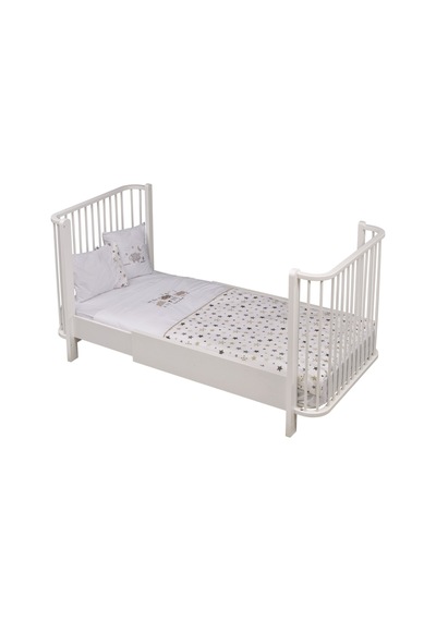 Meltem Kids Bambino Büyüyen Beşik 80x130 Cm 80x180 Cm Byz-kuzu Beyaz