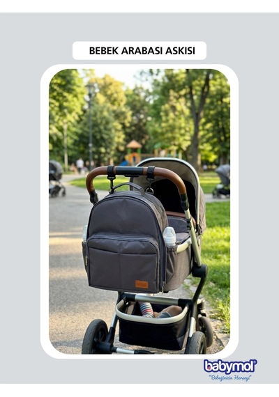 Babymol Oslom Bebek Bakım Çantası - Gri
