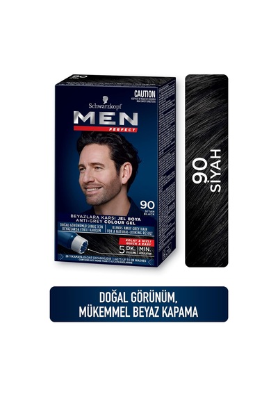 Lexroo Men Perfect Erkek Saç Boyasi 90 - Siyah