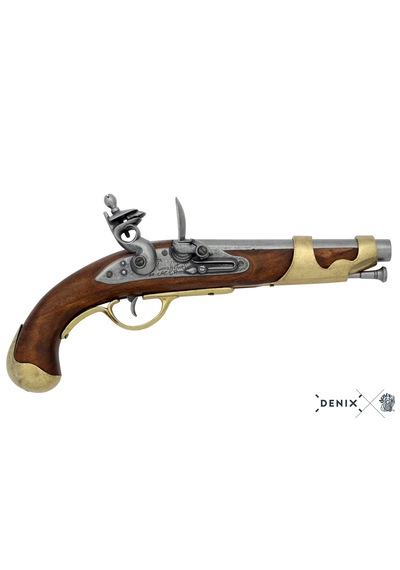Denix 1806 France Cavalry Pistol 35cm Koleksiyon Obje