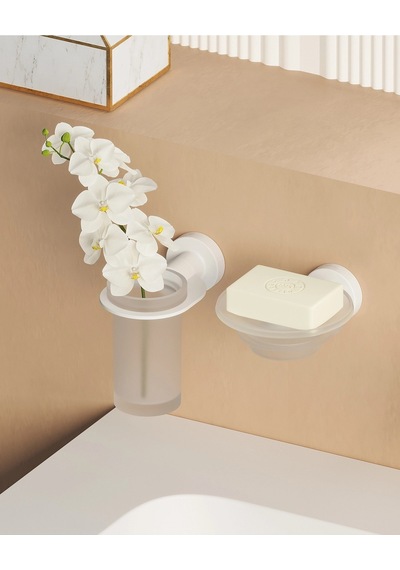 Tecno White Sabunluk - Mat Beyaz Mat Beyaz