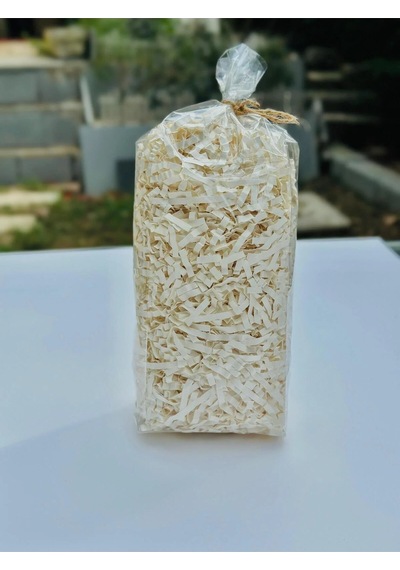 Ekru Z Zigzag Kırpık Kağıt 100 Gr Hediye Kutu İçi Dolgu & Süsleme Malzemesi