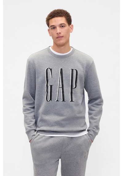 Gap V-lw Db Fleece Erkek Sweatshirt Grı