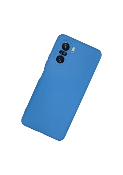 Newface Xiaomi Poco F3 Kılıf Nano İçi Kadife Silikon - Mavi