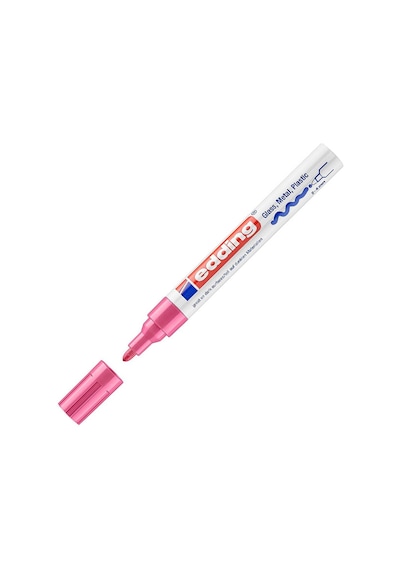 Edding 751 Hobi Sanat Kalemi Metalik Pembe Tam Örtücü Markör