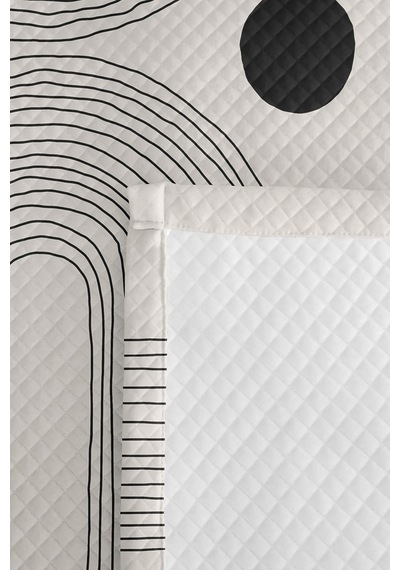 Geometrik Siyah Genç Odası Tek Kişilik Pike Takımı - Modern Çizgili 160x220 Cm Kapitone Yatak Örtüsü Kremamsı Kervan Akışı Geometrik Siyah Genç Odası Tek Kişilik Pike Takımı - Modern Çizgili 160x220 Cm Kapitone Yatak Örtüsü Kremamsı Kervan Akışı