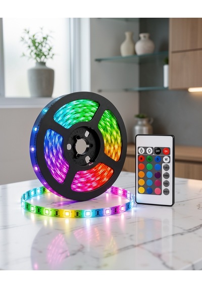 5m Rgb Işıklı Şerit Led Ucz5mşeritled2-1