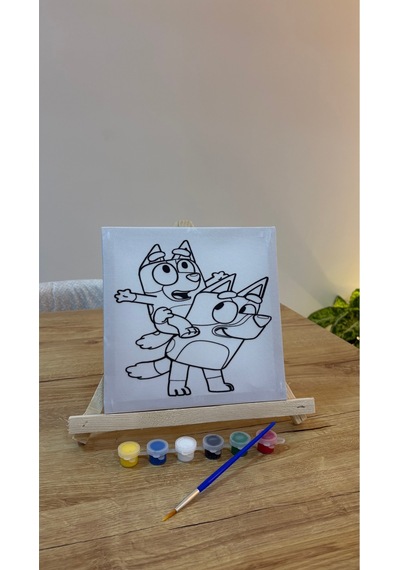 Bluey Tuval Boyama Seti