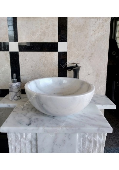 Muğla Çanak Mermer Lavabo