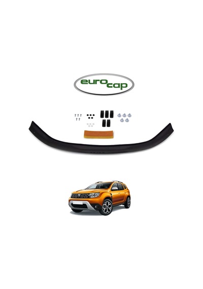 Cappafe Dacia Duster Ön Kaput Koruyucu Rüzgarlık 3Mm Abs 2018-