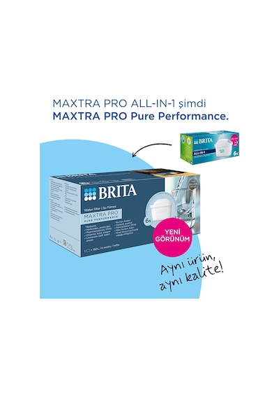 Brita Maxtra Pro Pure Performance Filtre 6'lı