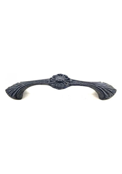 Antika Tarz Dekoratif Pirinç Göz Mobilya Kulbu - 21x127 Mm, Oksit Çok Renkli