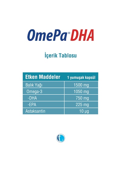 OMEPA Dha 30 Yumuşak Kapsül 8680133000980