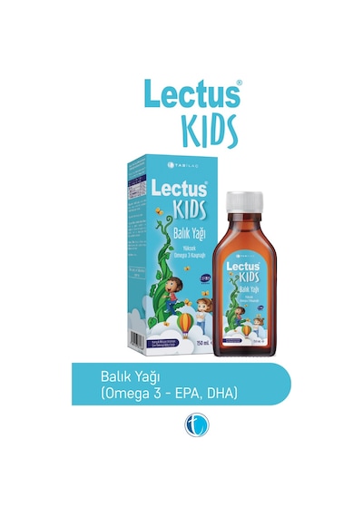 Lectus Kids Balık Yağı Şurup 150 ml Karışık Meyve