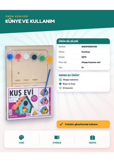 Kumtoys Kuş Evi 5070