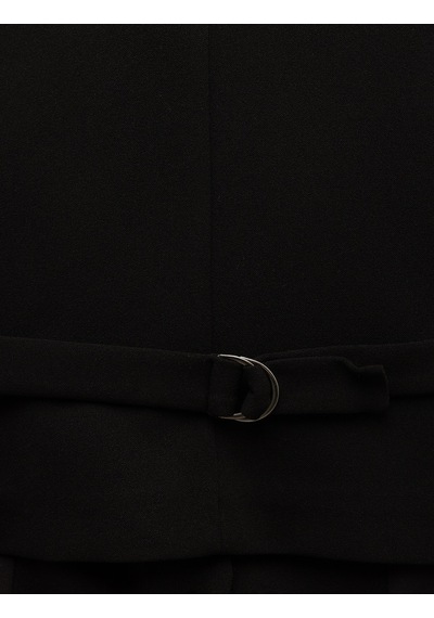 Koton Krep Scuba Kumaş Astarlı Slim Fit V Yaka Kolsuz Düğmeli Yelek Siyah 5sak30090ek Siyah Koton Krep Scuba Kumaş Astarlı Slim Fit V Yaka Kolsuz Düğmeli Yelek Siyah 5sak30090ek Siyah