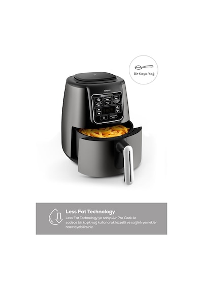 Karaca Connect Air Pro Cook Xl 2 In 1 Uzaktan Erişimli 4 Kişilik Airfryer