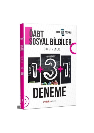 ÖABT Sosyal Bilgiler Öğretmenliği 5 Deneme Dijital Çözümlü / K...