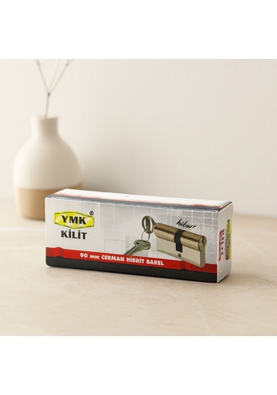 90mm Nikel Saten Cerman Barel Silindir 2 Anahtar